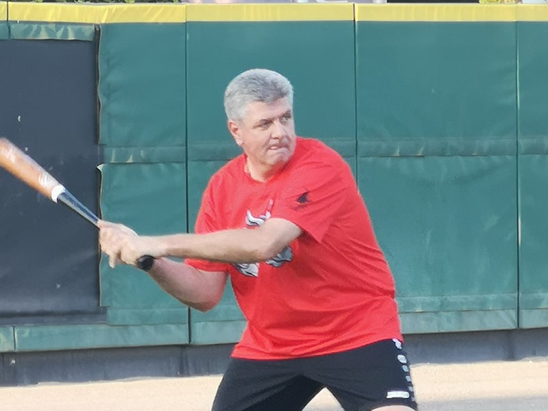 Auto Köhler spielt Baseball