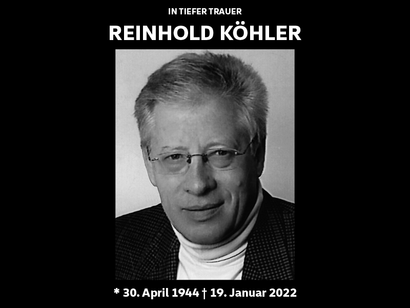 In tiefer Trauer - Reinhold Köhler