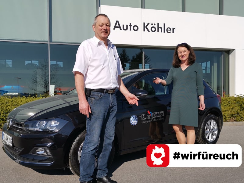 Auto Köhler hält unsere Helden der Pflege mobil
