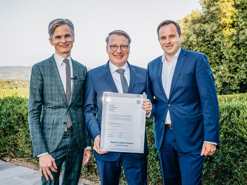 Auto Köhler gehört zu den zehn besten VW-Händlern in Deutschland