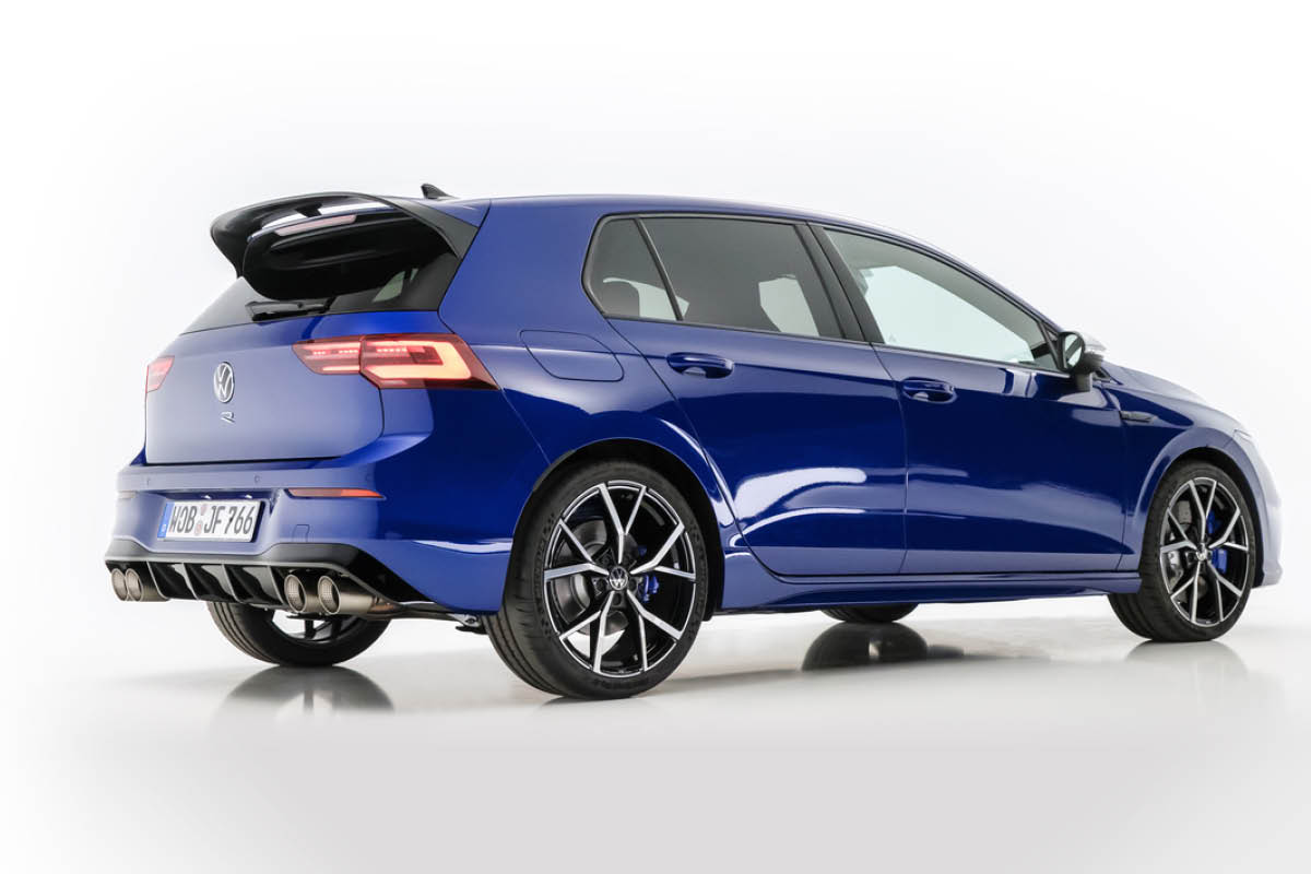 Rückansicht Golf R