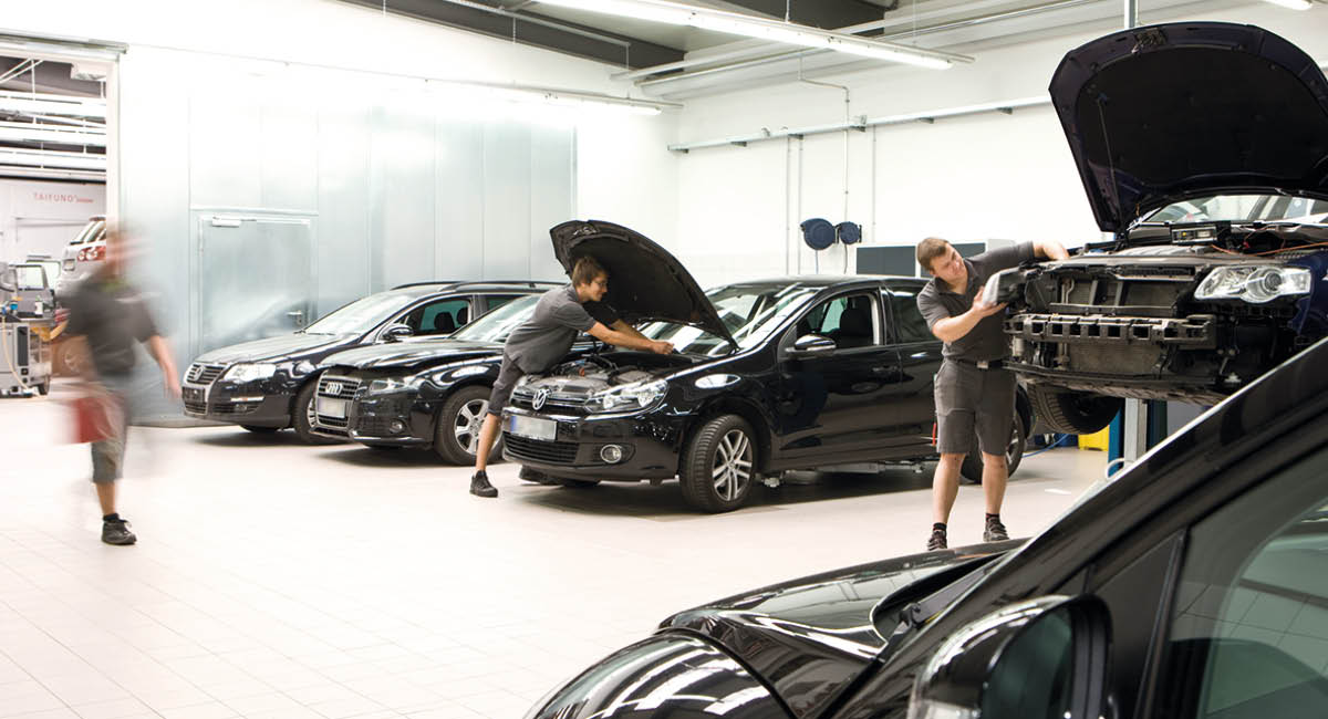 Werkstatt bei Autohaus Köhler